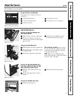 Preview for 11 page of GE Profile PDS20MFW Owner'S Manual And Installation Instructions