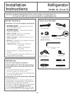 Preview for 16 page of GE Profile PDSS0MFY Owner'S Manual & Installation Instructions