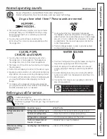 Preview for 33 page of GE Profile PDSS0MFY Owner'S Manual & Installation Instructions