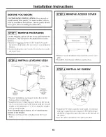 Preview for 10 page of GE Profile PDW8000 Series Installation Instructions Manual