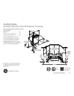 GE Profile PDW8900N Dimensions And Installation Information preview