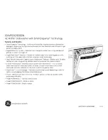 Preview for 2 page of GE Profile PDW8900N Dimensions And Installation Information