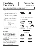 Preview for 17 page of GE Profile PFIC1NFY Owner'S Manual And Installation Instructions