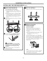 Preview for 24 page of GE Profile PFIC1NFY Owner'S Manual And Installation Instructions