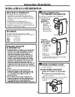 Preview for 74 page of GE Profile PFSF6PKX Owner'S Manual & Installation Instructions