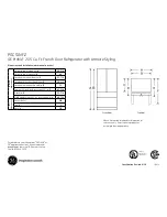 GE Profile PGCS1NFZSS Dimensions And Installation Information preview