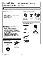 GE Profile PHP960 Installation Instructions Manual preview