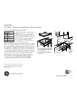 Preview for 1 page of GE Profile PP945SMSS Dimensions And Installation Information