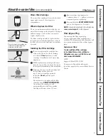 Preview for 9 page of GE Profile PSSF3RGZ Owner'S Manual And Installation