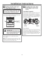 Preview for 11 page of GE Profile PT925DN Installation Instructions Manual