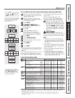 Preview for 17 page of GE Profile PT960DPBB Owner'S Manual