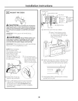 Предварительный просмотр 18 страницы GE Profile PVM1790 Installation Instructions Manual