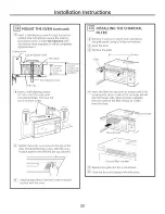 Предварительный просмотр 22 страницы GE Profile PVM1790 Installation Instructions Manual