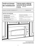 Предварительный просмотр 25 страницы GE Profile PVM1790 Installation Instructions Manual