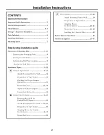 Preview for 2 page of GE Profile Spacemaker JVM1490 Installation Instructions Manual