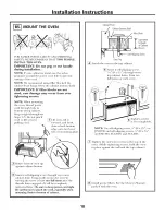 Preview for 18 page of GE Profile Spacemaker JVM1490 Installation Instructions Manual