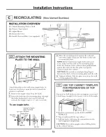 Preview for 19 page of GE Profile Spacemaker JVM1490 Installation Instructions Manual