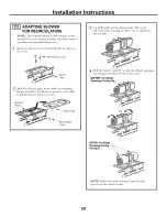 Preview for 20 page of GE Profile Spacemaker JVM1490 Installation Instructions Manual