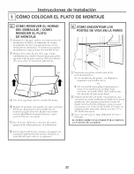 Preview for 32 page of GE Profile Spacemaker JVM1490 Installation Instructions Manual