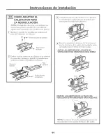 Preview for 44 page of GE Profile Spacemaker JVM1490 Installation Instructions Manual