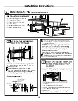 Preview for 19 page of GE Profile Spacemaker JVM3670 Installation Instructions Manual