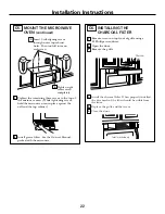 Preview for 22 page of GE Profile Spacemaker JVM3670 Installation Instructions Manual