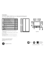 Предварительный просмотр 1 страницы GE PSDS5RGXSS - Profile - 24.6 Cu. Ft.... Datasheet