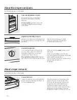 Preview for 14 page of GE PSE26KSESS Use And Care Manual