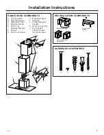 Preview for 5 page of GE PVW7361 Installation Instructions Manual