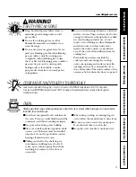 Preview for 3 page of GE RA620 Owner'S Manual And Installation Instructions