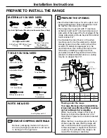 Preview for 14 page of GE RA620 Owner'S Manual And Installation Instructions