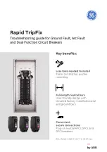 GE Rapid TripFix Troubleshooting Manual preview