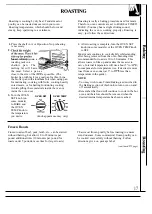 Preview for 17 page of GE RB524 Use And Care & Installation