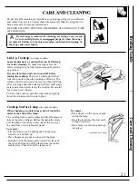 Preview for 21 page of GE RB524 Use And Care & Installation