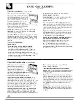 Preview for 24 page of GE RB524 Use And Care & Installation