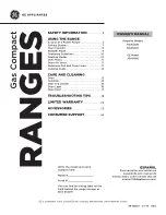 GE RGAS200 Owner'S Manual preview