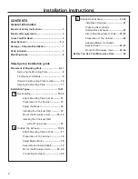 Preview for 2 page of GE RVM5160 Installation Instructions Manual