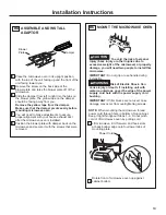 Preview for 19 page of GE RVM5160 Installation Instructions Manual