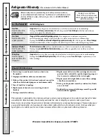 Preview for 40 page of GE SIDE-BY-SIDE REFRIGERATOR 26 Owner'S Manual And Installation