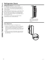 Предварительный просмотр 14 страницы GE SIDE-BY-SIDE REFRIRATOR 22 Owner'S Manual & Installation Manual