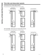 Предварительный просмотр 36 страницы GE SIDE-BY-SIDE REFRIRATOR 22 Owner'S Manual & Installation Manual