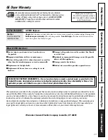 Preview for 23 page of GE Spacemaker DSXH47 Owner'S Manual & Installation Instructions