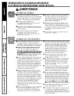 Preview for 28 page of GE Spacemaker DSXH47 Owner'S Manual & Installation Instructions