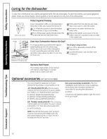 Preview for 12 page of GE Spacemaker GSM2200N User Manual