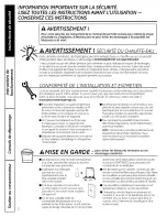 Preview for 18 page of GE Spacemaker GSM2200N User Manual