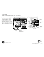 Preview for 2 page of GE Spacemaker GSM2200V Dimensions And Installation Information