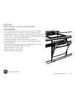 Preview for 4 page of GE Spacemaker GSM2200V Dimensions And Installation Information