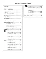 Preview for 2 page of GE Spacemaker JNM1951SRSS Installation Instructions Manual