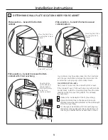 Preview for 9 page of GE Spacemaker JNM1951SRSS Installation Instructions Manual