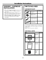 Preview for 6 page of GE Spacemaker JVM1750SPSS Installation Instructions Manual